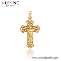 33705 xuping Schmuck 24k vergoldet Mode Dubai religiösen Luxus Stil Kreuz Anhänger